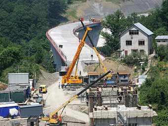 Construction works in Imereti