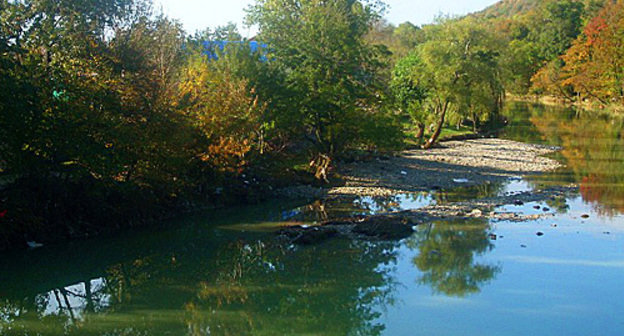 Dzhubga settlement, Tuapse District, Krasnodar Territory. Dzhubga River, October 18, 2010. Photo by the "Caucasian Knot"