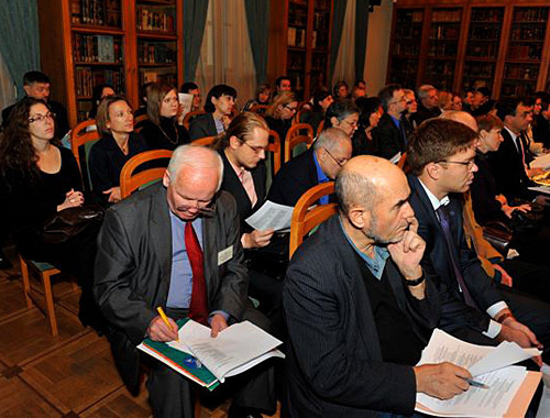 Participants of the Conference "European Convention on Human Rights and Fundamental Freedoms: Results and Prospects", Moscow, October 20, 2010. Photo by the "Caucasian Knot"