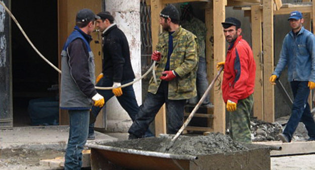 Chechnya, Grozny, city restoration works. Photo by www.chechnyafree.ru