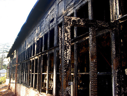 Urology ward of the Sukhumi Clinical Hospital after fire, November 10, 2010. Photo by the "Caucasian Knot"