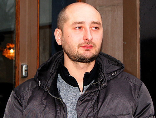 Arkadi Babchenko at the Kokoteatteri Theatre in Helsinki, November 15, 2010. Photo by the "Caucasian Knot"