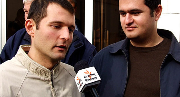 Adnan Gadjizade at the Baku Appeal Court of Azerbaijan, November 18, 2010. Photo by Turkhan Karimov for the "Caucasian Knot"