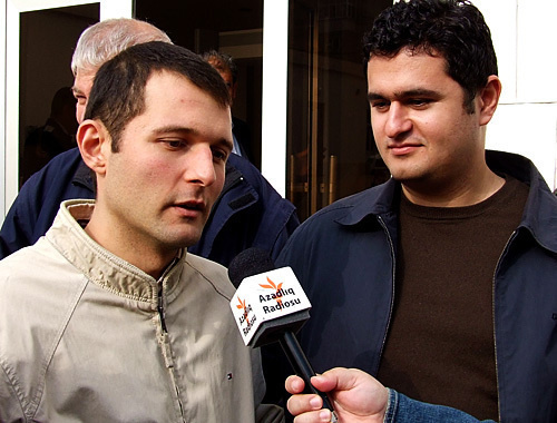 Adnan Gadjizade at the Baku Appeal Court of Azerbaijan, November 18, 2010. Photo by Turkhan Karimov for the "Caucasian Knot"