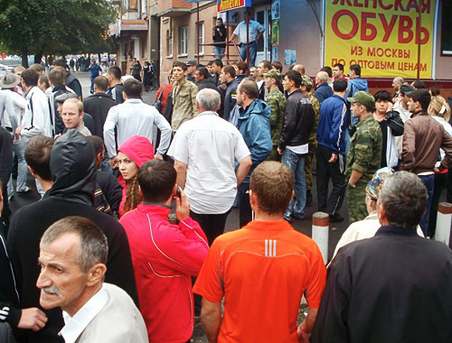 After terror act at the Central Marketplace of Vladikavkaz, September 9, 2010. Photo from the website http://skfonews.ru by Felix Kireev