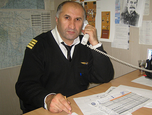 Zalimkhan Akhmedov, Deputy Commander of the Tu-154 Squadron. Makhachkala, December 6, 2010. Photo by the "Caucasian Knot"