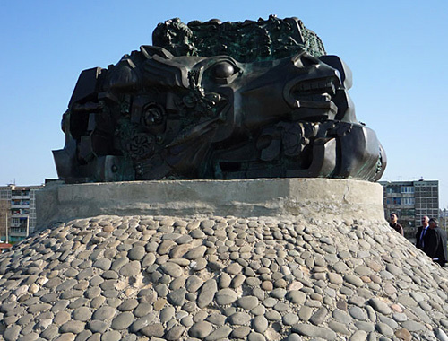 Memorial to victims of political repressions in Elista. Photo by the "Caucasian Knot"