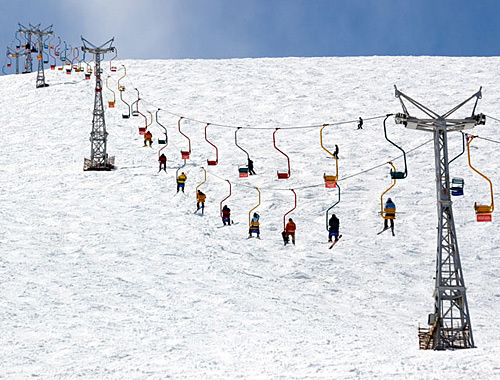 Ropeway on Cheget Mount, Kabardino-Balkaria. Photo by www.balkaria.com