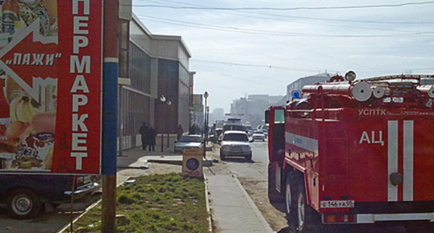 Operation to neutralize members of the armed underground in Ircha Kazak Street, Makhachkala, Dagestan, March 22, 2010. Photo by the "Caucasian Knot"