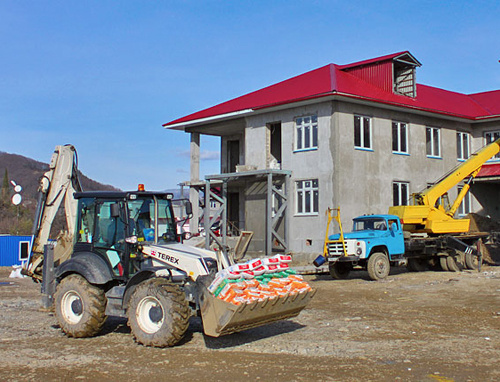 Finishing works started at the kindergarten construction in Tavrichesky district. Sochi, 2011. Photo: www.olympdep.ru
