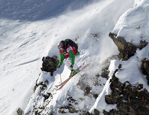 Aurelien Ducroz, Nissan Russian Adventure, Sochi. March 2011. Photo: C. Margot /www.freerideworldtour.com