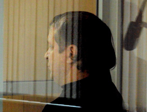 Kharun Yunusov in the courtroom, April 29, 2011. Photo by the "Caucasian Knot"