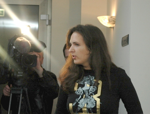 Egle Kusiate in the courtroom. Vilnius, Lithuania, May 5, 2011. Photo by Ritos Gečiūnaitės, Alfa.lt