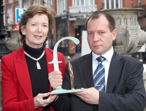  Mary Robinson, ex-President of Ireland, former UN High Commissioner for Human Rights and a member of the Human Rights Group "Elders",  and Igor Kalyapin, Chairman of the "Committee Against Torture", Ireland, Dublin, May 5, 2011. Courtesy of the FrontLine