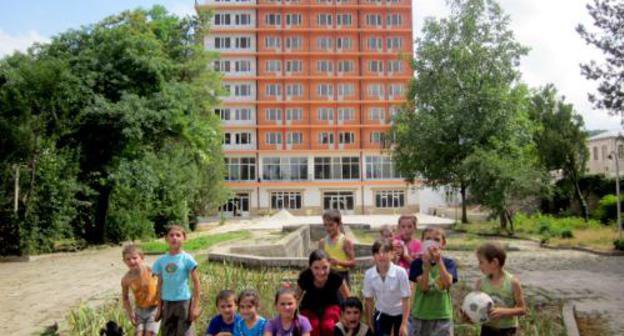 New hotel "Avan-Shushi-Plaza" in the city of Shushi, Nagorno-Karabakh, August 15, 2011. Photo by the "Caucasian Knot"