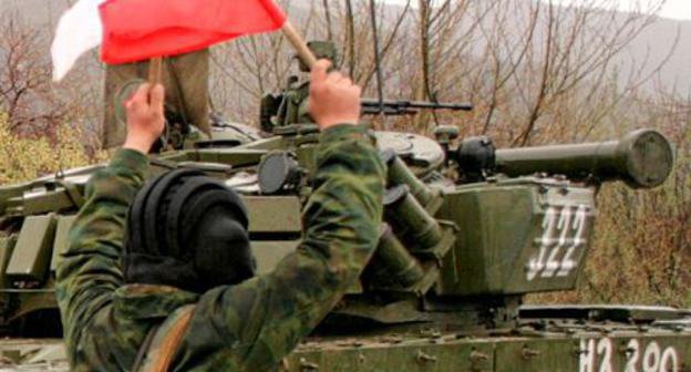 Battalion tactical exercises of the Fourth Military Base of the Russian Ministry of Defence deployed in South Ossetia. Photo by the IA "Res"/L. Parastaev