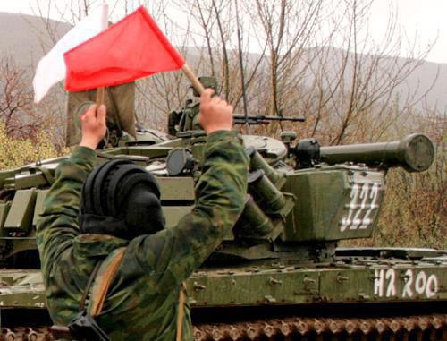 Battalion tactical exercises of the Fourth Military Base of the Russian Ministry of Defence deployed in South Ossetia. Photo by the IA "Res"/L. Parastaev