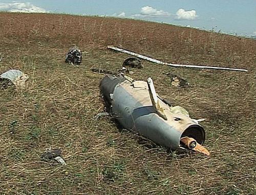 Shot-down drone. Photo from official site of Defence Army of Nagorno-Karabakh (http://nkrmil.am/main/am/newsMore370.html)