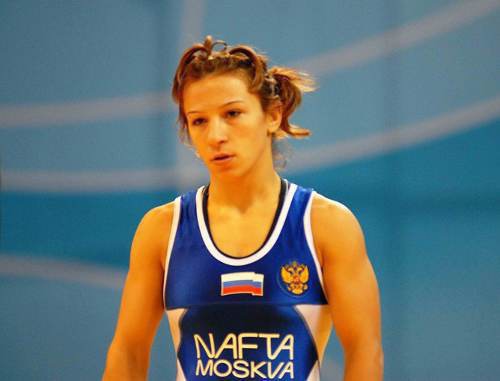 World champion of 2011 in freestyle wrestling Zamira Rakhmanova. Photo: dagstadion.narod.ru