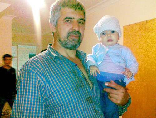 Rustam Yakhyaev immediately after release, October 17, 2011. Courtesy of Rustam's relatives