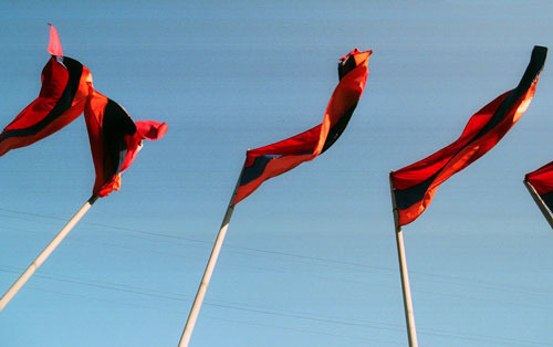 Flag of Armenia. Photo of CK correspondent