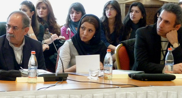 Participants of the 2-nd international conference on Talysh studies in Yerevan, Armenia, November  12, 2011. Photo by Armine Martirosyan for the "Caucasian Knot"