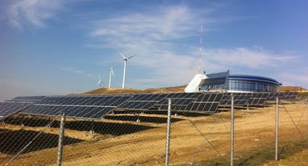 Solar panels. Gobustan, Azerbaijan. Photo by Khazar, www.panoramio.com