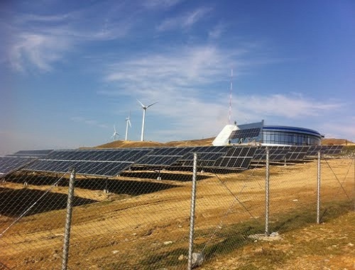 Solar panels. Gobustan, Azerbaijan. Photo by Khazar, www.panoramio.com