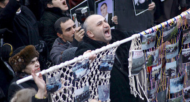 Rally in memory of victims of mass disorders on March 1, 2008, in Yerevan, organized by the Armenian National Congress (ANC), Armenia, Yerevan, March 1, 2011. Photo: ©PanARMENIAN Photo/Sedrak Mkrtchyan