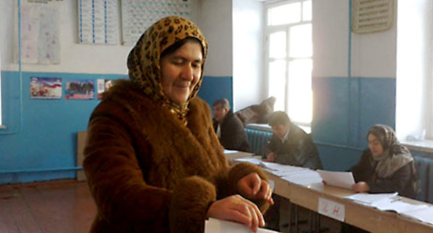 Dagestan, Municipal Formation "Bezhtin Precinct", December 4, 2011, elections to the State Duma of the Russian Federation. Courtesy by the RIA "Dagestan"