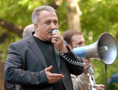 Sasun Mikaelyan, a candidate for the Mayor of Razdan. Photo by Gagik Shamshyan, www.news.am