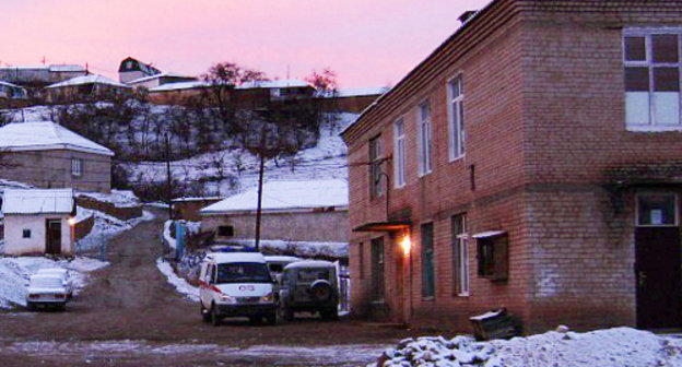 Dagestan, Karata, building of the Central District Hospital. Photo by Akhmednabi Akhmednabiev for the "Caucasian Knot"