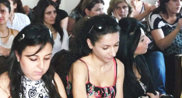 Debates on women's participation in May 6 parliamentary elections held in Yerevan, Armenia, on June 19, 2012. Photo by Armine Martirosyan for the "Caucasian Knot"