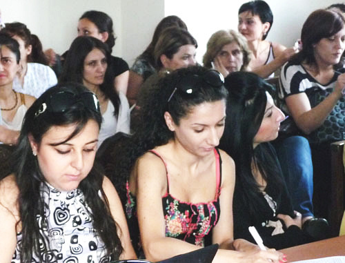 Debates on women's participation in May 6 parliamentary elections held in Yerevan, Armenia, on June 19, 2012. Photo by Armine Martirosyan for the "Caucasian Knot"