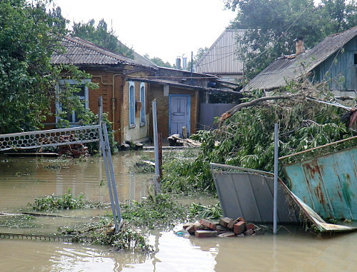 Krasnodar Territory, Krymsk, July 8, 2012; city streets after the flood. Photo by Natalia Dorokhina for the "Caucasian Knot"