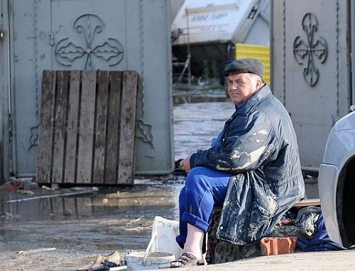 Krasnodar Territory, Krymsk, July 7, 2012; after the flood. Photo by Ekaterina Mischenko, www.yugopolis.ru