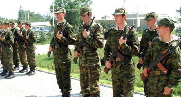 Conscripts. Photo: www.chechnyafree.ru