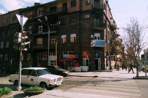 Armenia, Yerevan. Photo of "Caucasian Knot"