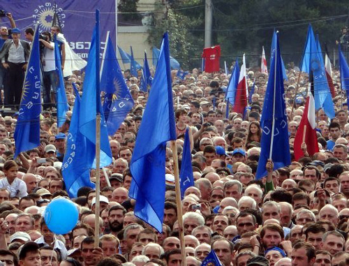 Action of the "Georgian Dream" in Zugdidi, Georgia, September 22, 2012. Photo by Don Carlito, http://vk.com/clubgeorgiandream