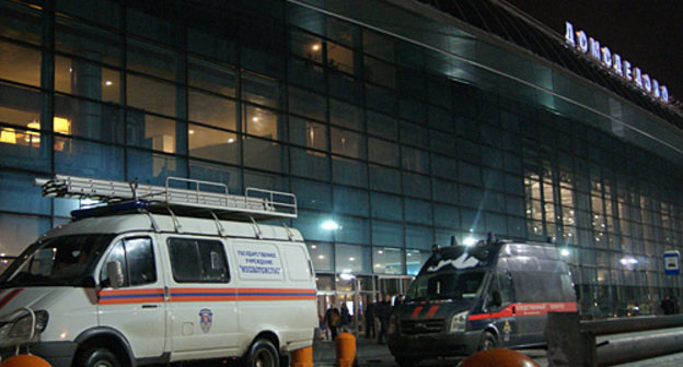 "Domodedovo" Airport on the day of terror act, January 24, 2011. Photo by Dmitry Florin for the "Caucasian Knot"