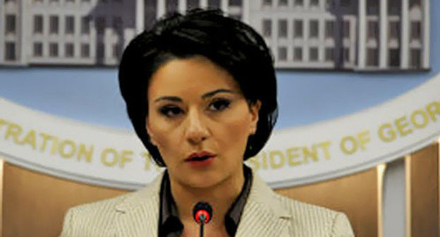 Manana Mandjgaladze. Photo from http://www.president.gov.ge