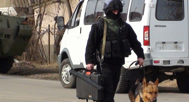 Special operation in Chegem district, Kabardino-Balkaria, on January 25, 2013; photo from 07.mvd.ru