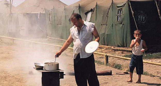 Ingushetia, refugee camp. By Magomedov Said for "Caucasian Knot"