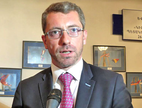 Frank Engel during a working visit in Nagorno-Karabakh. April 19, 2014. Photo by Alvard Grigoryan for the "Caucasian Knot"