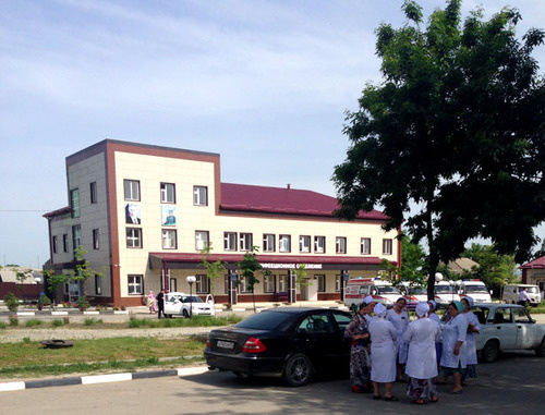 Kurchaloyevsky District Central Hospital. Chechnya, May 2014. Photo by Magomed Magomedov for the "Caucasian Knot"