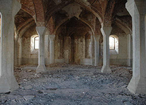 Nagorny Karabakh, the city of Shusha, inside of Govharagi mosque. Photo by the "Caucasian Knot"