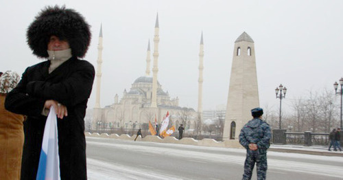 Mosque "Heart of Chechnya" in Grozny. Photo by Magomed Magomedov for the "Caucasian Knot"