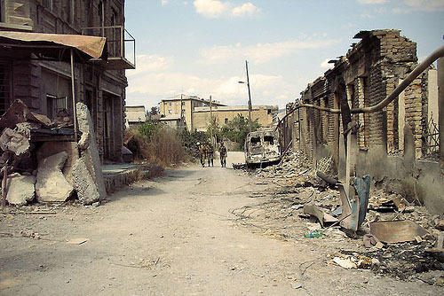 South Ossetia, Tskhinval. August 2008. Photo by www.flickr.com/photos/uliana_makhkamova, Uliana Makhkamova