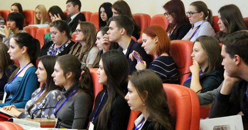 Students of the North-Caucasian Federal University (NCFU). Photo: the official site of NCFU  http://www.ncfu.ru/index.php?newsid=6390