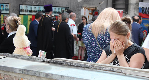 At Beslan School №1, September 1, 2015. Photo by Emma Marzoeva for the ‘Caucasian Knot’. 